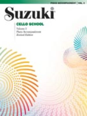 Suzuki Cello School Book/Volume 3 - Piano Accompaniment International Edition Summy Birchard 0484S