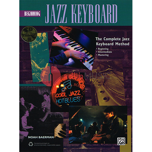 BEGINNING JAZZ KEYBOARD BK/CD - BAERMAN - Alfred Music - Out of Print