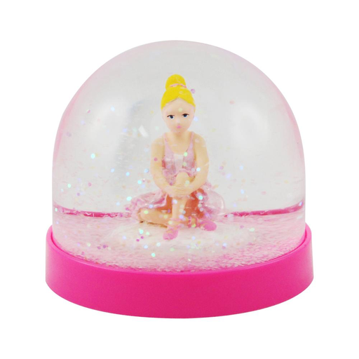 Pink Snow Globe with Ballerina