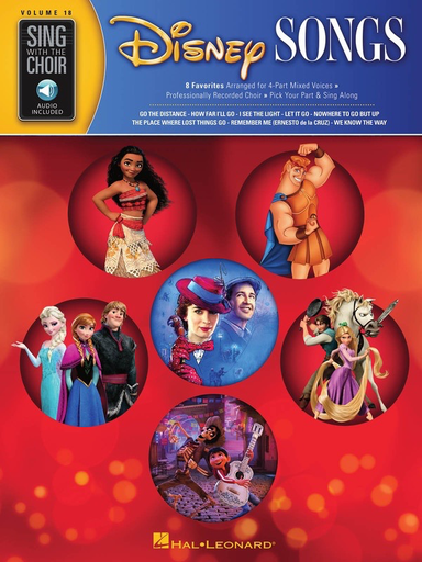 Disney Songs - Sing With the Choir Volume 18 - Various - SATB/Online Audio - Hal Leonard