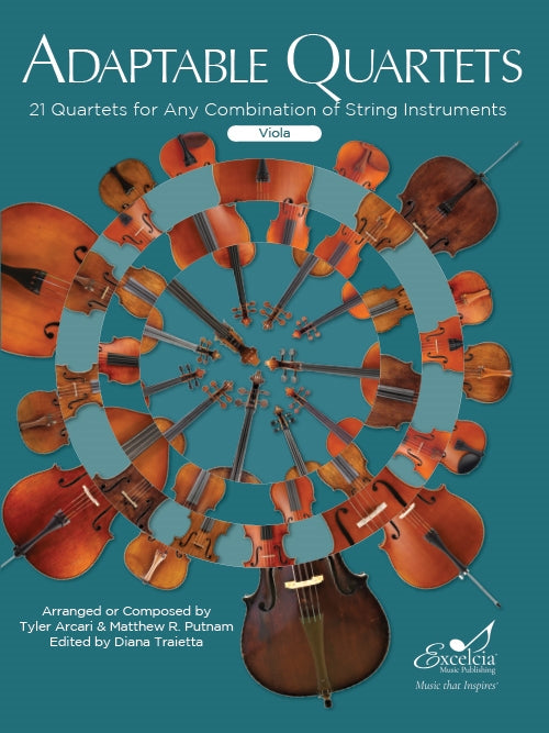 Adaptable Quartets for Strings - Viola Parts arranged by Arcari/Putnam edited by Traietta Excelcia SB2009