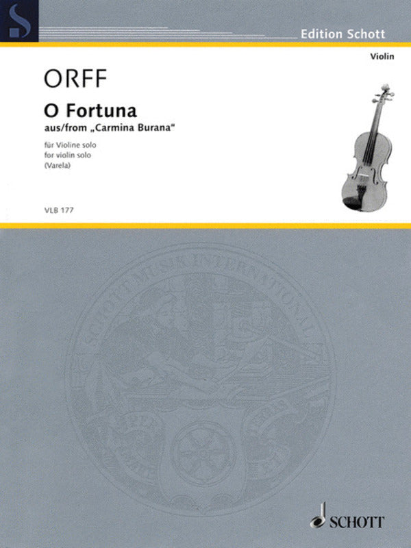 O Fortuna From Carmina Burana Violin Solo -