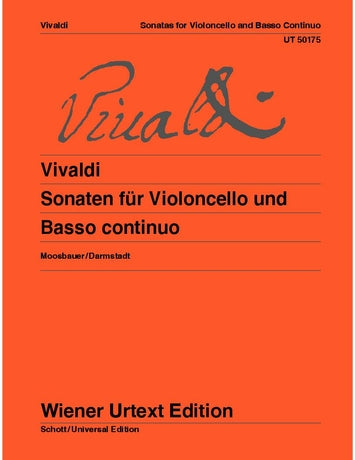 SONATAS CPLTE FOR VC/PNO - VIVALDI - CELLO - VIENNA URTEXT