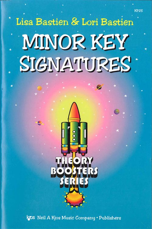 Minor Key Signatures by Bastien - Small Text Kjos KP25