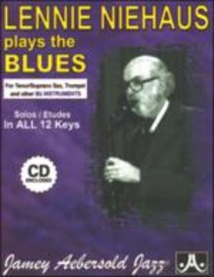 Lennie Niehaus plays the Blues - Solos Etudes In All 12 Keys - Lennie Niehaus - C Instrument Jamey Aebersold Jazz /CD