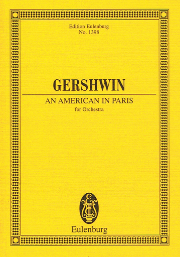 Gershwin - American in Paris - Miniature/Study Score Schott E1398