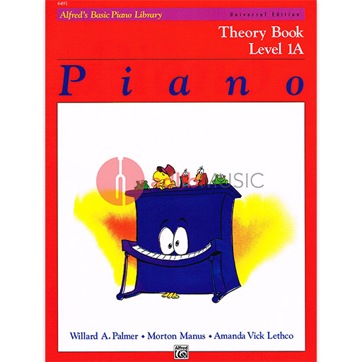 Alfred's Basic Piano Library Theory Book 1A - Piano by Palmer/Manus/Lethco Alfred Universal Edition 6491