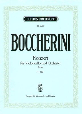 Concerto in Bb major - for Cello and Piano - Luigi Boccherini - Cello Breitkopf & Hartel