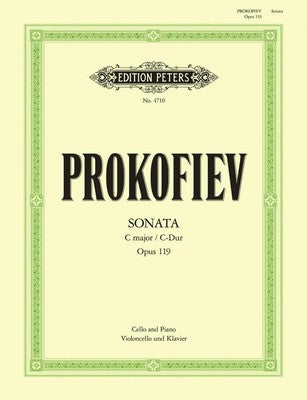 Prokofieff - Sonata in Cmaj Op119 - Cello/Piano Accompaniment Peters P4710