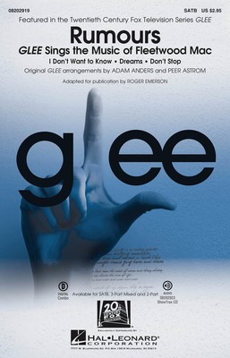 Rumours - Glee Sings The Music Of Fleetwood Mac - Hal Leonard ShowTrax CD CD