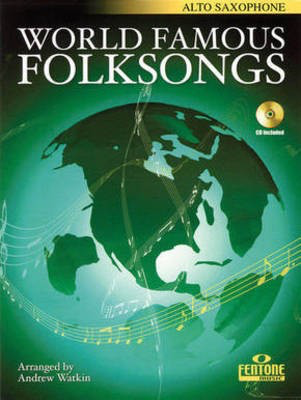 World Famous Folksongs - Alto Saxophone Andrew Watkin Fentone Music Saxophone Solo /CD