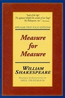 Measure for Measure - Applause First Folio Editions - Applause Books