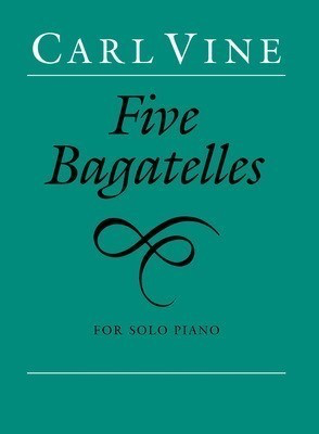 Vine - Five Bagatelles - Piano Faber Music 0571515460