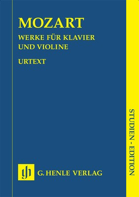 Violin Sonatas Complete - Study Score - Wolfgang Amadeus Mozart - Violin G. Henle Verlag Study Score Score