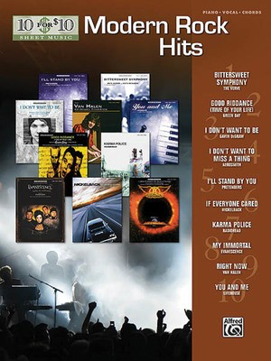 Modern Rock Hits - 10 for $10 Sheet Music Series - Alfred Music