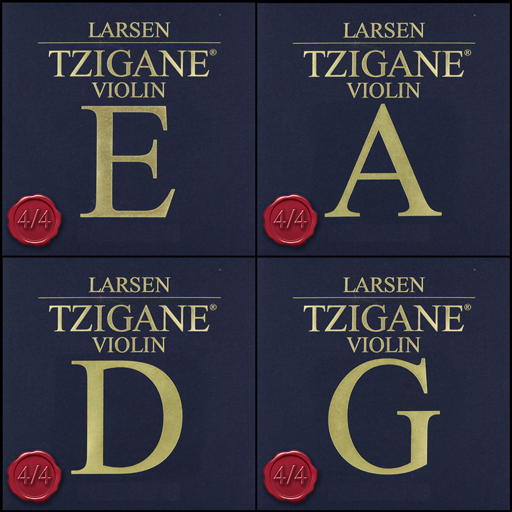 Larsen Tzigane Violin Strings 4/4 Set (Med/Loop)