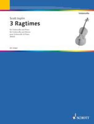 3 Ragtimes - Scott Joplin - Cello Wolfgang Birtel Schott Music