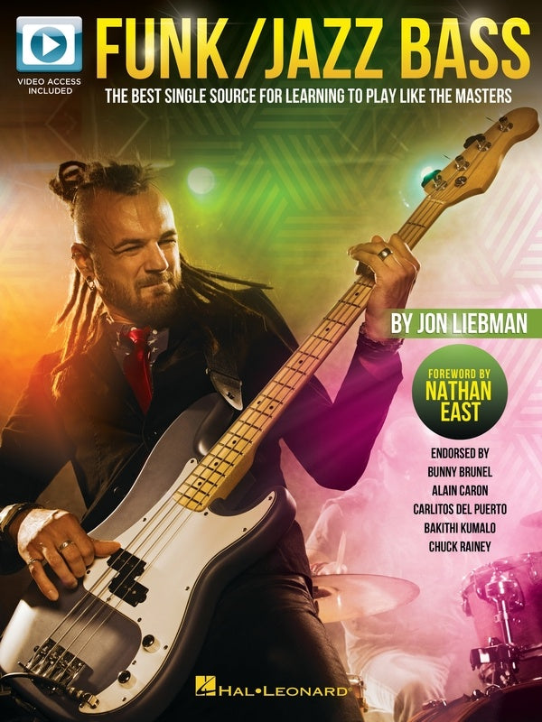 Funk/Jazz Bass - Bass Guitar/Video Access Online Hal Leonard 299482