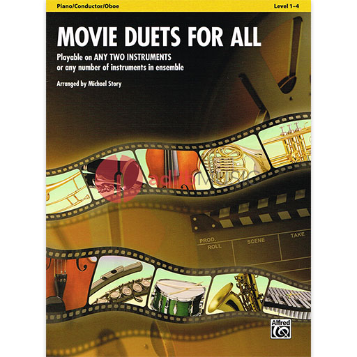 Movie Duets for All - Piano/Conductor/Oboe - Various - Michael Story - Alfred Music