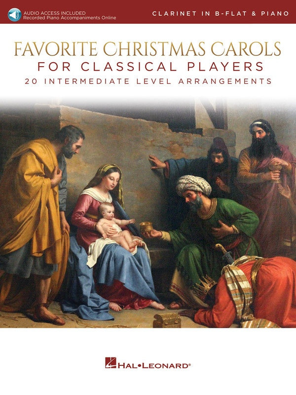 Favorite Christmas Carols for Classical Players - Clarinet/Audio Access Online Hal Leonard 278406