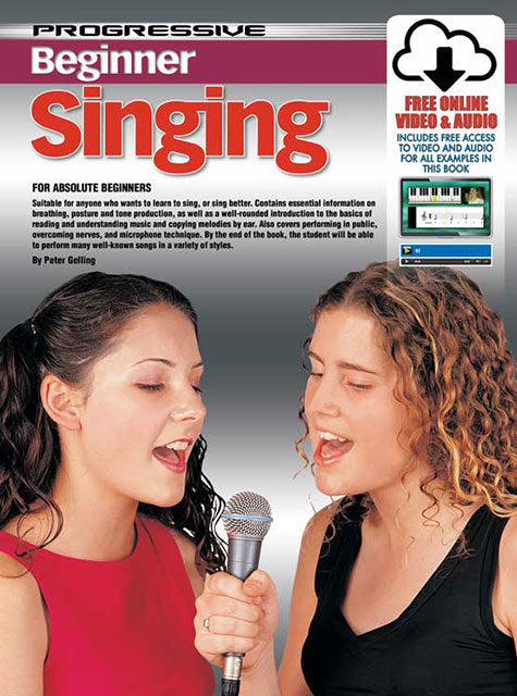 Progressive Beginner Singing - Voice/Video & Audio Access Online by Gelling Koala KPPBSNX