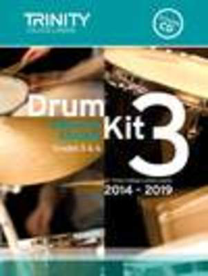 Trinity Drum Kit Book 3 Grades 5-6 2014-19 - Drum Kit/CD Trinity TCL12241