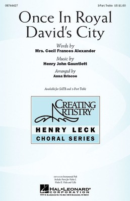 Once in Royal David's City - Anna Briscoe Hal Leonard Instrumental Parts Score/Parts