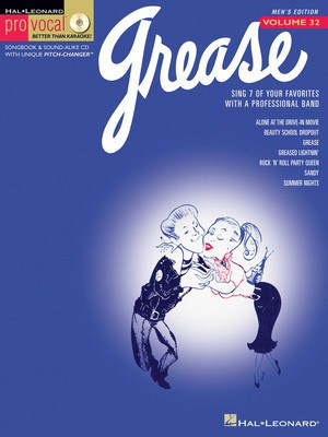 Grease - Pro Vocal Men's Edition Volume 32 - Various - Vocal Hal Leonard /CD