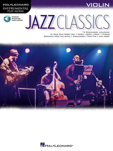 Jazz Classics For Violin Book/Online Audio Access - Violin - Hal Leonard