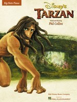 Tarzan Big Note Pno - Big Note Piano Selections - Piano|Vocal Hal Leonard Big Note Piano with Lyrics