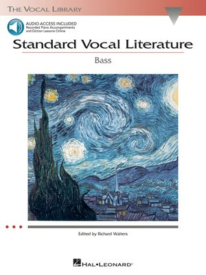 Standard Vocal Literature - Bass Voice/Audio Access Online edited by Walters Hal Leonard 740276