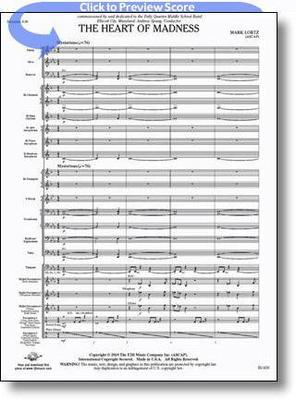 The Heart of Madness - Mark Lortz - FJH Music Company Score/Parts