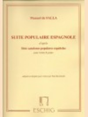 De Falla - Suite Populaire Espagnole - Violin/Piano Accompaniment ME00152600