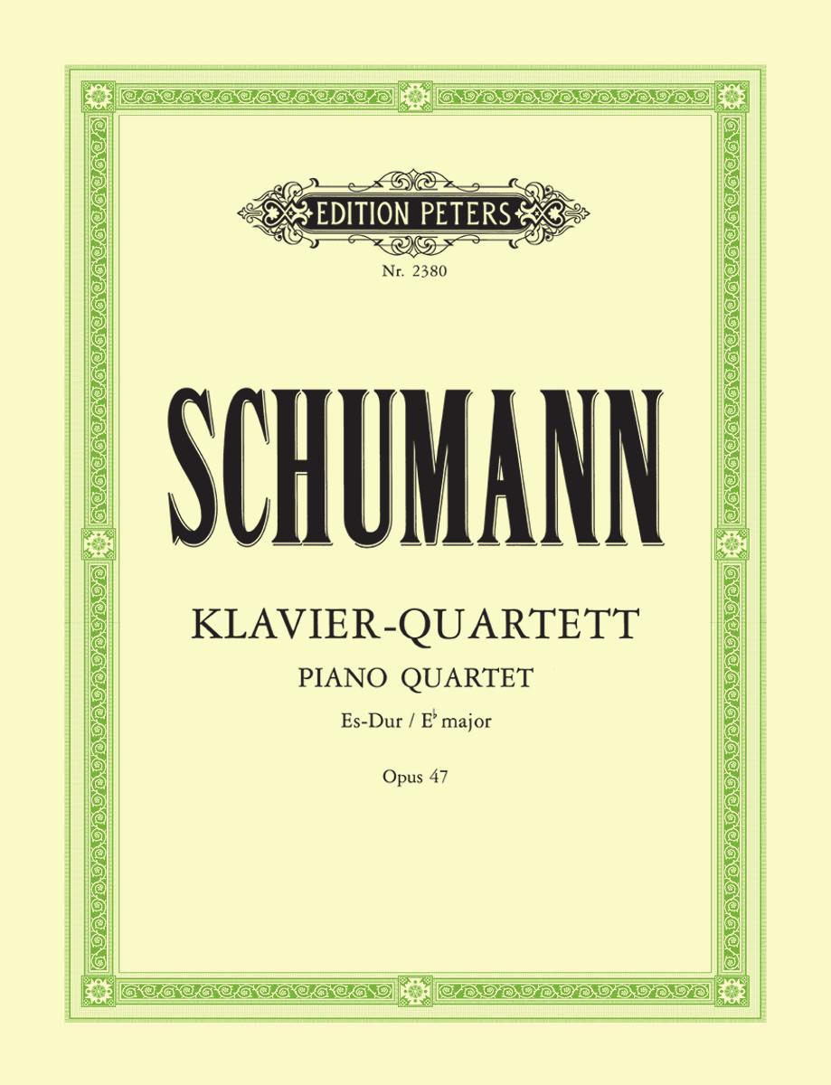 Schumann - Quartet Op47 Eb - Piano Quartet Score/Parts Peters EP2380