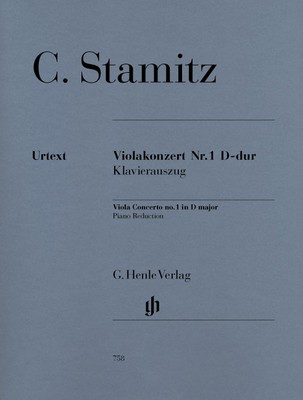 Stamitz - Concerto #1 in Dmaj - Viola/Piano Accompaniment Henle Urtext HN758