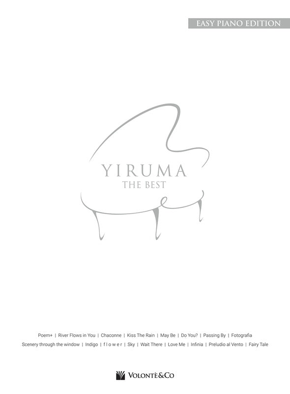 Yiruma: The Best - Easy Piano Volonte MB859