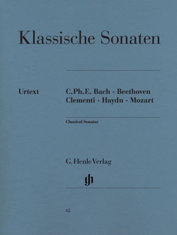 Classical Piano Sonatas - Piano Solo edited by Herttrich/Gerlach/Feder/Lampe Henle HN062