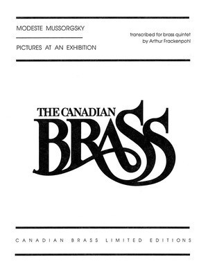 Pictures at an Exhibition - Score and Parts - Modest Mussorgsky - Arthur Frackenpohl Hal Leonard Brass Quintet Score/Parts