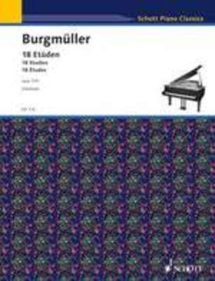 Burgmuller 18 Studies Op 109 for Piano