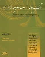 A Composer's Insight, Volume 2 - Timothy Salzman Meredith Music Book