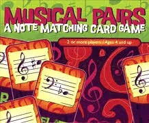 Musical Pairs Card Game