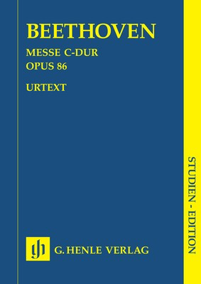 Mass Op. 86 in C major - Study Score - Ludwig van Beethoven - G. Henle Verlag Study Score Score