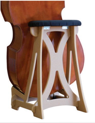 RC Williams Wooden Double Bass Stand Stool