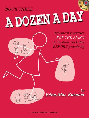 A DOZEN A DAY - PIANO -  BOOK 3 + CD - HIGHER/LOWER - WILLIS MUSIC 416760