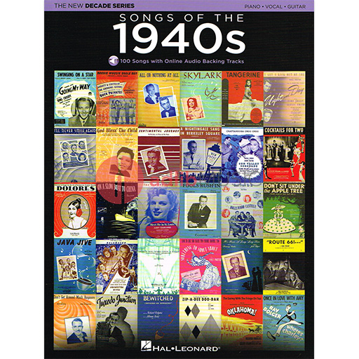 Songs of the 1940s - Decade Series Play-Along - Piano/Vocal/Guitar/Audio Access Online PVG Hal Leonard 137582