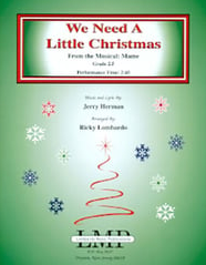 WE NEED A LITTLE CHRISTMAS FOR EXPAND FLUTE CHOI - FLUTE - LOMBARDO