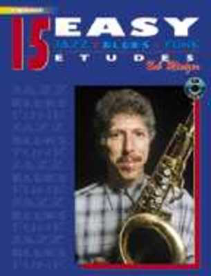 15 Easy Jazz Blues & Funk Etudes E Flat Inst Bk/Cd