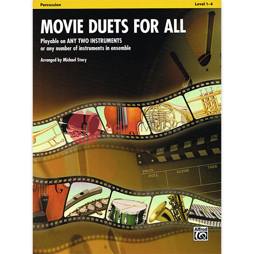 Movie Duets for All - Percussion - Various - Michael Story - Alfred Music