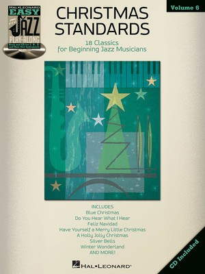 Christmas Standards - Easy Jazz Play-Along Volume 6 - Various - Bb Instrument|Bass Clef Instrument|C Instrument|Eb Instrument Hal Leonard Lead Sheet /CD