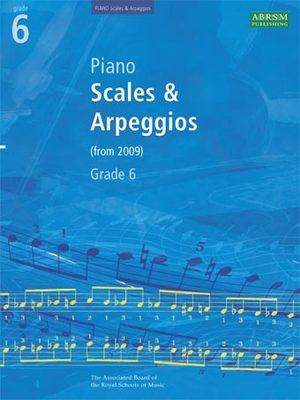 ABRSM Piano Scales & Arpeggios Grade 6 - Piano Solo ABRSM 9781860969188